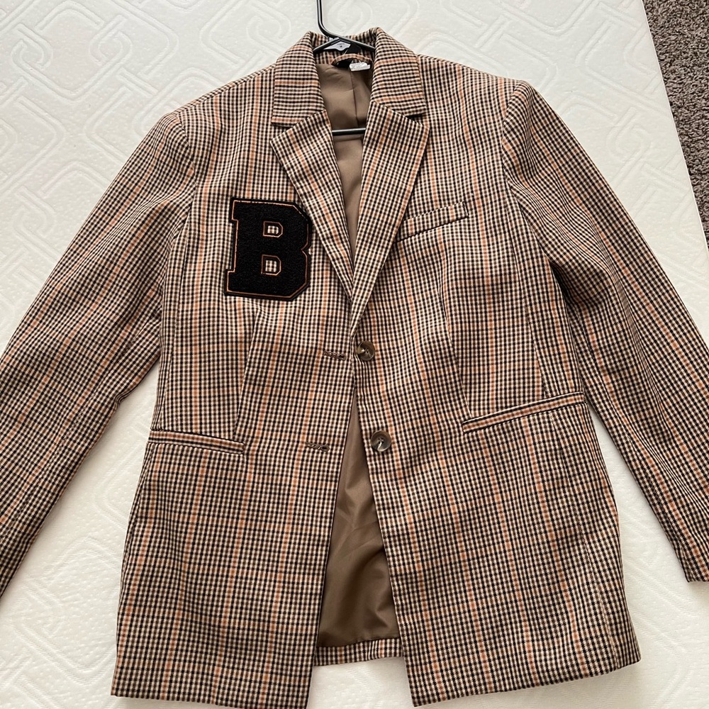 Plaid blazer